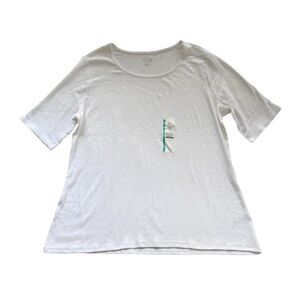 NWT Time & Tru White Tee